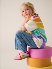 Little Bird by Jools Oliver Rainbow Oversized Short Sleeve T-Shirt - Image 2 of 4
