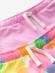 Little Bird by Jools Oliver Pink Rainbow 2 Pack Shorts - Image 15 of 16