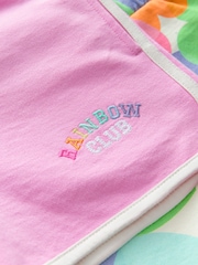 Little Bird by Jools Oliver Pink Rainbow 2 Pack Shorts - Image 16 of 16