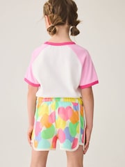Little Bird by Jools Oliver Pink Rainbow 2 Pack Shorts - Image 6 of 16