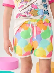 Little Bird by Jools Oliver Pink Rainbow 2 Pack Shorts - Image 9 of 16