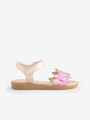 Little Bird by Jools Oliver Multi Metallic Rainbow Star Sandals - Image 2 of 5