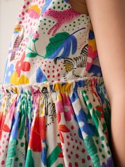 Rosa - Little Bird by Jools Oliver Colourful Rainbow Woven Dress - Imagen 7 de 7