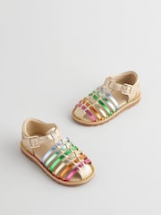 Little Bird by Jools Oliver Multi Younger Rainbow Fisherman Sandals - Image 1 of 5