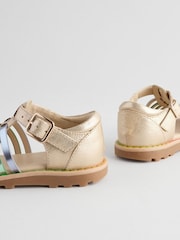 Little Bird by Jools Oliver Multi Younger Rainbow Fisherman Sandals - Image 4 of 5