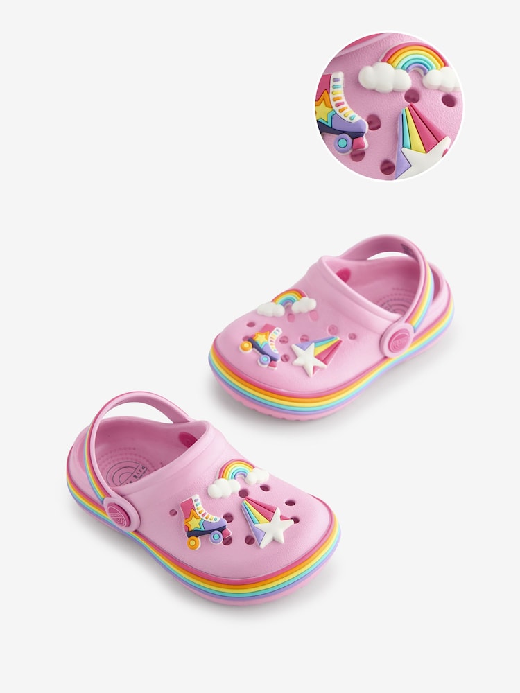 Little Bird by Jools Oliver Rainbow Charm Clogs - Imagen 1 de 5