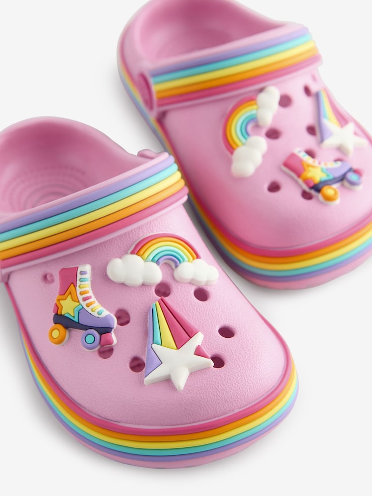 Little Bird by Jools Oliver Rainbow Charm Clogs - Imagen 2 de 5