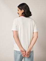 Little Bird by Jools Oliver Multi Rainbow Stripe T-Shirt - Image 3 of 6