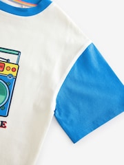 Azul - Little Bird by Jools Oliver Oversized Short Sleeve T-Shirt - Imagen 4 de 4
