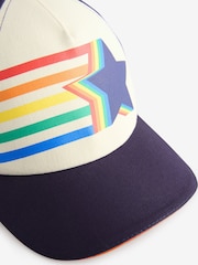 Little Bird by Jools Oliver Rainbow Star Baseball Cap - Image 6 of 8
