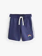 Little Bird by Jools Oliver Navy/Red Rainbow 2 Pack Shorts - Image 2 of 8