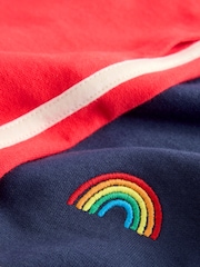 Little Bird by Jools Oliver Navy/Red Rainbow 2 Pack Shorts - Image 5 of 8