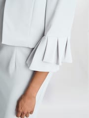 Gina Bacconi Gigi Moss Crepe Bolero - Image 4 of 5