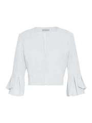 Gina Bacconi Gigi Moss Crepe Bolero - Image 5 of 5