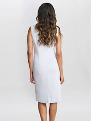 Gina Bacconi Merna Crepe Shift Dress - Image 2 of 5
