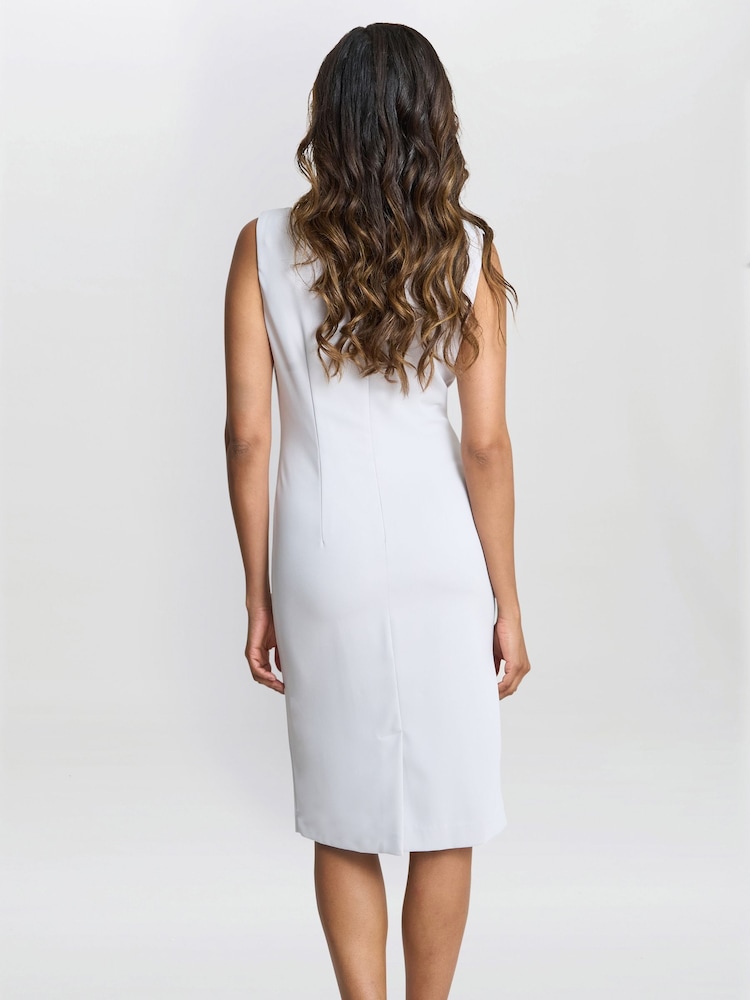 Gina Bacconi Merna Crepe Shift Dress - Image 2 of 5