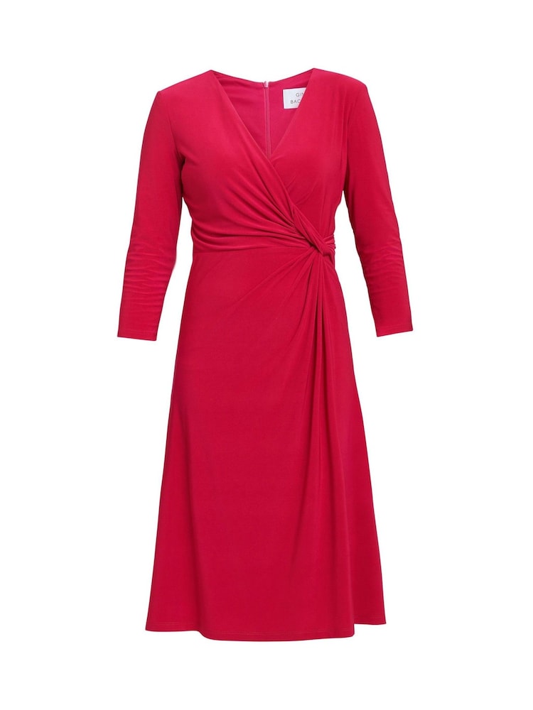 Gina Bacconi Antonia Rotes Wickelkleid aus Jersey - Bild 5 von 5 Gina Bacconi Antonia Rotes Wickelkleid aus Jersey - Bild 5 von 5