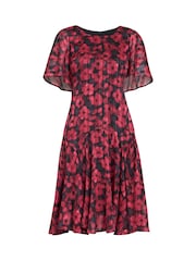 Gina Bacconi Annette Chiffon Black Dress - Image 5 of 5