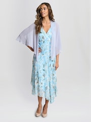Gina Bacconi Chiffon Cover Up Shawl Scarf - Image 1 of 2