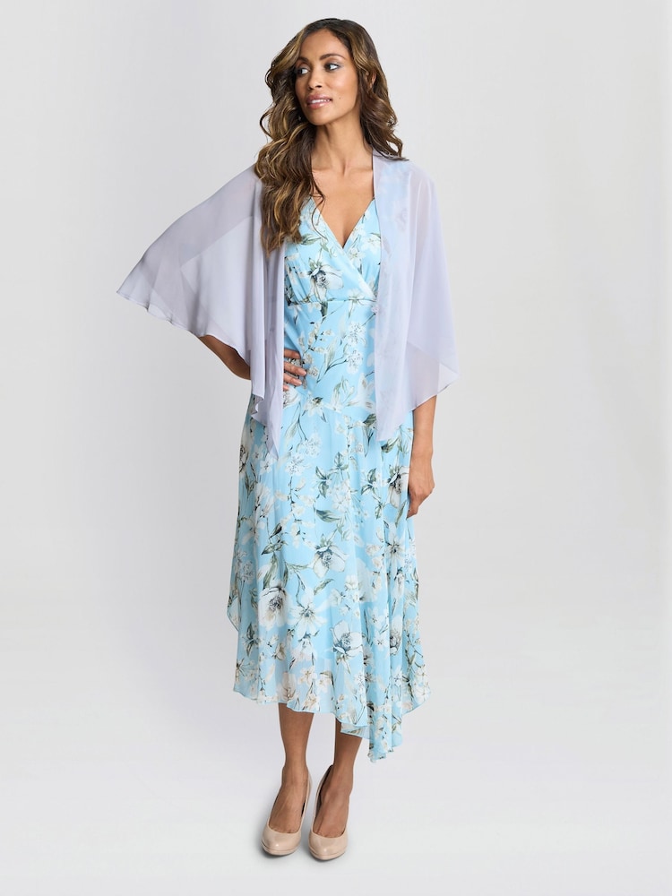 Gina Bacconi Chiffon Cover Up Shawl Scarf - Image 1 of 2