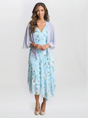 Gina Bacconi Chiffon Cover Up Shawl Scarf - Image 2 of 2