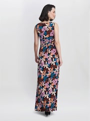 Gina Bacconi Idra Jersey Black Maxi Dress - Image 2 of 5