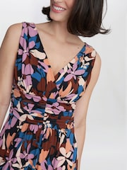 Gina Bacconi Idra Jersey Black Maxi Dress - Image 4 of 5