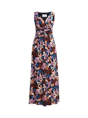 Gina Bacconi Idra Jersey Black Maxi Dress - Image 5 of 5