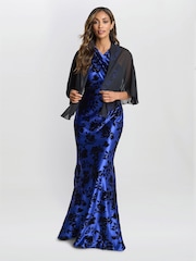 Gina Bacconi Chiffon Cover Up Shawl Scarf - Image 2 of 2