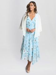 Gina Bacconi Chiffon Cover Up Shawl Scarf - Image 1 of 2