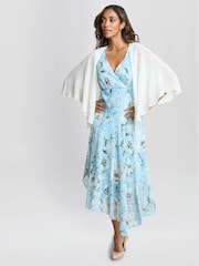 Gina Bacconi Chiffon Cover Up Shawl Scarf - Image 2 of 2