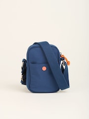 Brakeburn Blue Small Classic Navy Pouch Cross-Body Bag - Image 2 of 4
