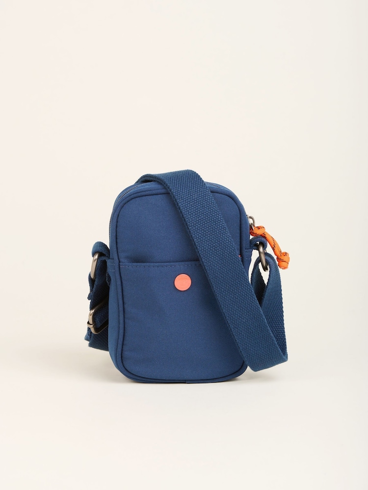 Brakeburn Blue Small Classic Navy Pouch Cross-Body Bag - Image 2 of 4