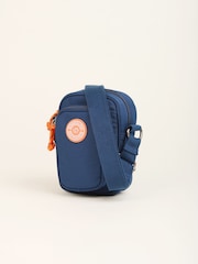 Brakeburn Blue Small Classic Navy Pouch Cross-Body Bag - Image 3 of 4