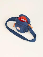 Brakeburn Blue Small Classic Navy Pouch Cross-Body Bag - Image 4 of 4