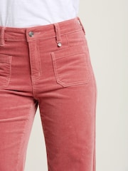 Brakeburn Pink Kickflare Corduroy Trousers - Image 3 of 4