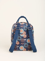 Brakeburn Orange Freya Print Classic 100% Cotton Backpack - Image 2 of 4