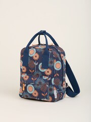 Brakeburn Orange Freya Print Classic 100% Cotton Backpack - Image 3 of 4
