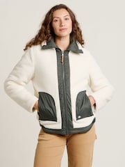 Brakeburn Green Fortunes Reversible Fleece Jacket - Image 1 of 6