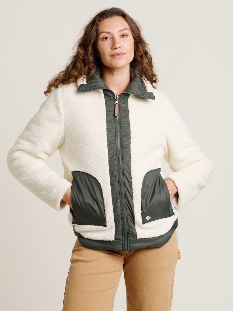 Brakeburn Green Fortunes Reversible Fleece Jacket - Image 1 of 6