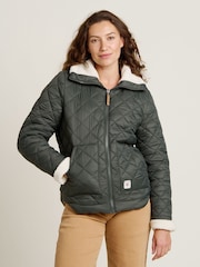 Brakeburn Green Fortunes Reversible Fleece Jacket - Image 3 of 6