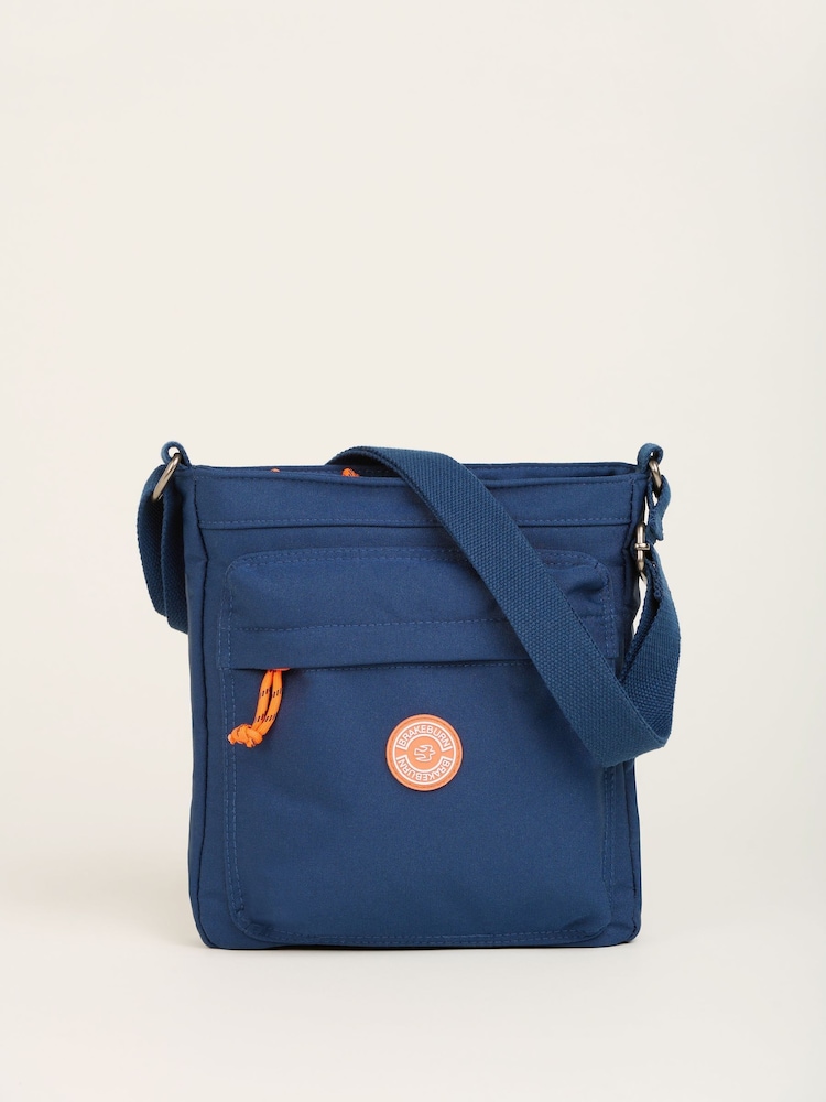 Brakeburn Blue Large Classic Cross-Body Bag - Image 1 of 4