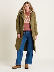 Brakeburn Green Bradstock Hooded Parka Jacket - Image 1 of 5