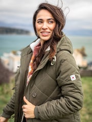 Brakeburn Green Bradstock Hooded Parka Jacket - Image 5 of 5