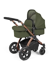 Ickle Bubba Bronze  Woodland  Black Stomp Luxe All-In-One I Size Travel System with Ci Base - Image 2 of 6