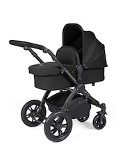 Ickle Bubba Black  Midnight  Black Stomp Luxe All-In-One I Size Travel System with Ci Base - Image 2 of 6