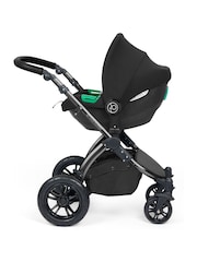 Ickle Bubba Black  Midnight  Black Stomp Luxe All-In-One I Size Travel System with Ci Base - Image 5 of 6