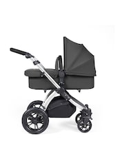 Ickle Bubba Silver  Charcoal Grey  Black Stomp Luxe All-In-One I Size Travel System with Ci Base - Image 3 of 6