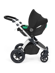 Ickle Bubba Silver  Charcoal Grey  Black Stomp Luxe All-In-One I Size Travel System with Ci Base - Image 5 of 6