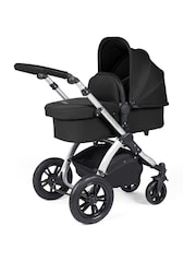 Ickle Bubba Silver Midnight Black Stomp Luxe All-In-One I Size Travel System with Ci Base - Image 2 of 6
